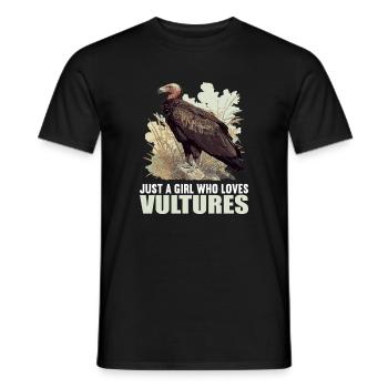 Geier - Männer T-Shirt - Schwarz - Vorne - AI Model Male 178 light (178cm)