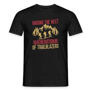 Chef des Girl Scouts qui élève la prochaine génération - T-shirt homme - noir - Devant - AI Model Male 178 light (178cm)