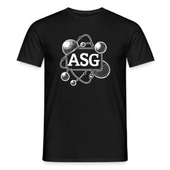ASG - Levain au levain ! C’est là que le pain commence ! - T-shirt homme - noir - Devant - AI Model Male 178 light (178cm)