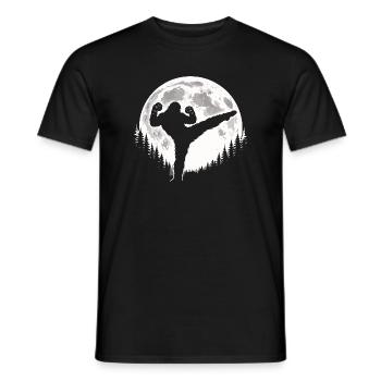 Bigfoot Kickboxen - Männer T-Shirt - Schwarz - Vorne - AI Model Male 178 light (178cm)