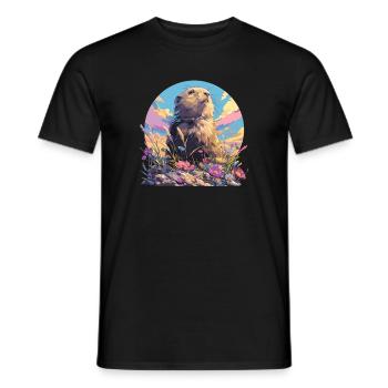 Lemmings Lemming - Men's T-Shirt - black - Front - AI Model Male 178 light (178cm)