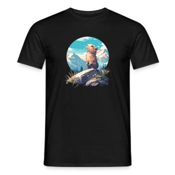 Lemmings Lemming - Men's T-Shirt - black - Front - AI Model Male 178 light (178cm)