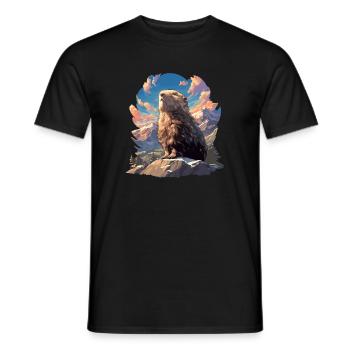 Lemmings Lemming - Men's T-Shirt - black - Front - AI Model Male 178 light (178cm)