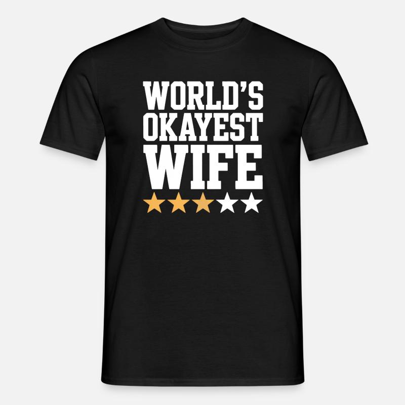 Die beste Ehefrau der Welt Tee - Männer T-Shirt - Schwarz