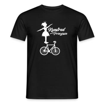 Artistic cycling, artistic cycling, indoor cycling - Men's T-Shirt - black - Front - AI Model Male 178 light (178cm)