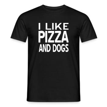 canine - Men's T-Shirt - black - Front - AI Model Male 178 light (178cm)