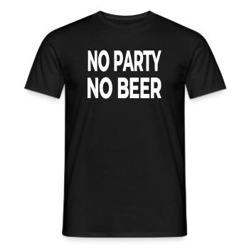 Parti - T-shirt homme - noir - Devant - AI Model Male 178 light (178cm)