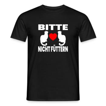 félin - T-shirt homme - noir - Devant - AI Model Male 178 light (178cm)