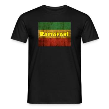 Rastafari - T-shirt homme - noir - Devant - AI Model Male 178 light (178cm)