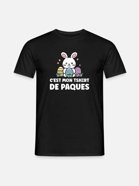 HUMOUR-OSTERN - Männer T-Shirt - Schwarz