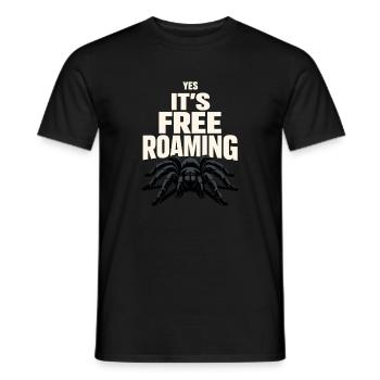 Tarantula Tarantula Holder Spider Owner - Men's T-Shirt - black - Front - AI Model Male 178 light (178cm)