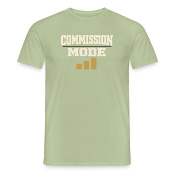 Mortgage Brokers, Loan Officers, - Men's T-Shirt - sage - Front - AI Model Male 178 light (178cm)