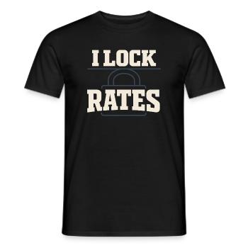 Courtiers en prêts hypothécaires, agents de prêt, - T-shirt homme - noir - Devant - AI Model Male 178 light (178cm)