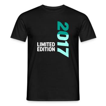 9e anniversaire 2017 Légende du cadeau de garçon - T-shirt homme - noir - Devant - AI Model Male 178 light (178cm)
