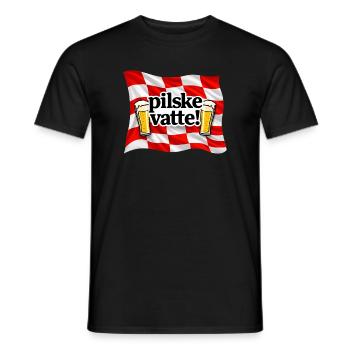 Pilske a foncé ! - T-shirt homme - noir - Devant - AI Model Male 178 light (178cm)