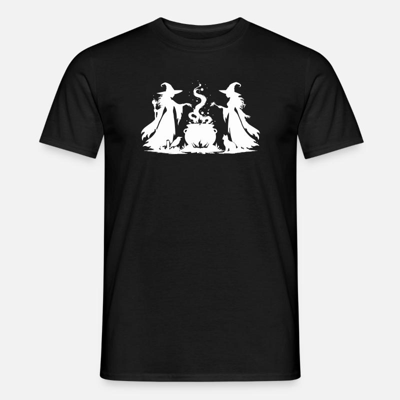 Hexenkessel Hexen - Männer T-Shirt - Schwarz