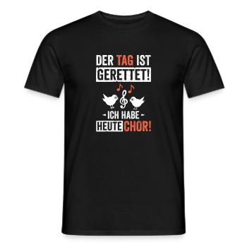 Chœur de The Day Is Saved - T-shirt homme - noir - Devant - AI Model Male 178 light (178cm)