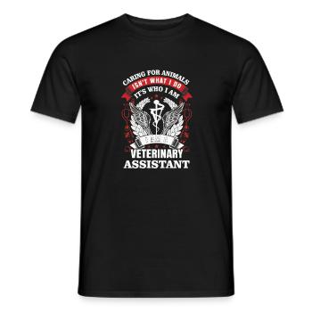 Tiermedizinischer Assistent - Männer T-Shirt - Schwarz - Vorne - AI Model Male 178 light (178cm)