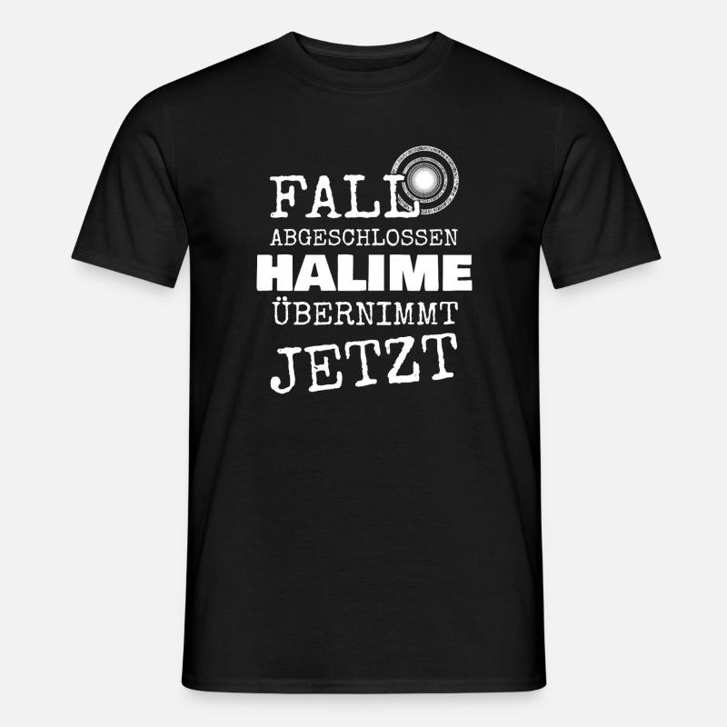 Halime - Männer T-Shirt - Schwarz