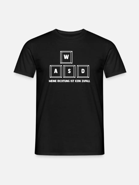Zocken Computerspieler Zocker Gaming Gamer - Männer T-Shirt - Schwarz