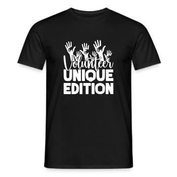 Citation de travailleur social Édition unique Social - T-shirt homme - noir - Devant - AI Model Male 178 light (178cm)