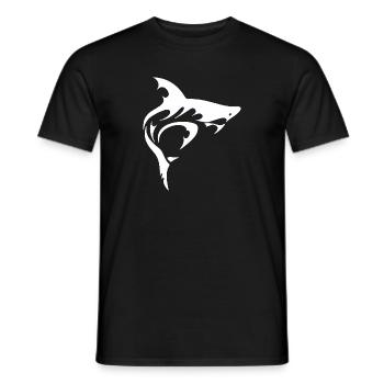 Requin - T-shirt homme - noir - Devant - AI Model Male 178 light (178cm)