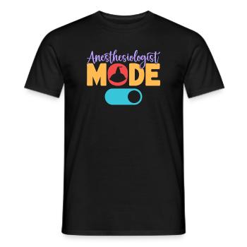 Anesthesiologist Mode On Anesthesia - Männer T-Shirt - Schwarz - Vorne - AI Model Male 178 light (178cm)