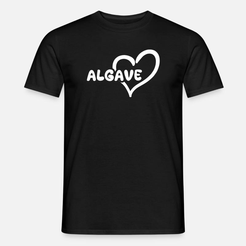 Urlaub Algave - Männer T-Shirt - Schwarz