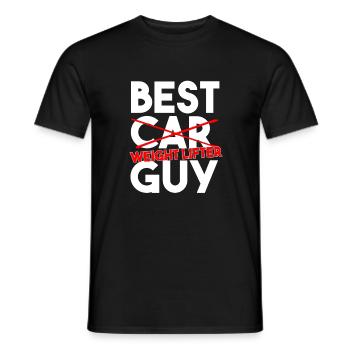 Bester Gewichtheber-Typ lustige Fitnessstudio-Kunst - Männer T-Shirt - Schwarz - Vorne - AI Model Male 178 light (178cm)