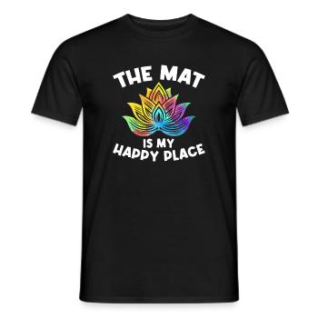 Yoga Meditation Training Yoga Lover Yoga Class - Men's T-Shirt - black - Front - AI Model Male 178 light (178cm)