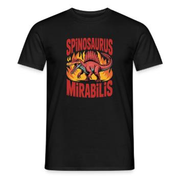 Neue Spinosaurus Mirabilis 2026 Entdeckung - Männer T-Shirt - Schwarz - Vorne - AI Model Male 178 light (178cm)