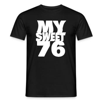 Suess 76 - Männer T-Shirt - Schwarz - Vorne - AI Model Male 178 light (178cm)