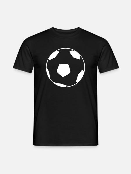 Fußball - Männer T-Shirt - Schwarz