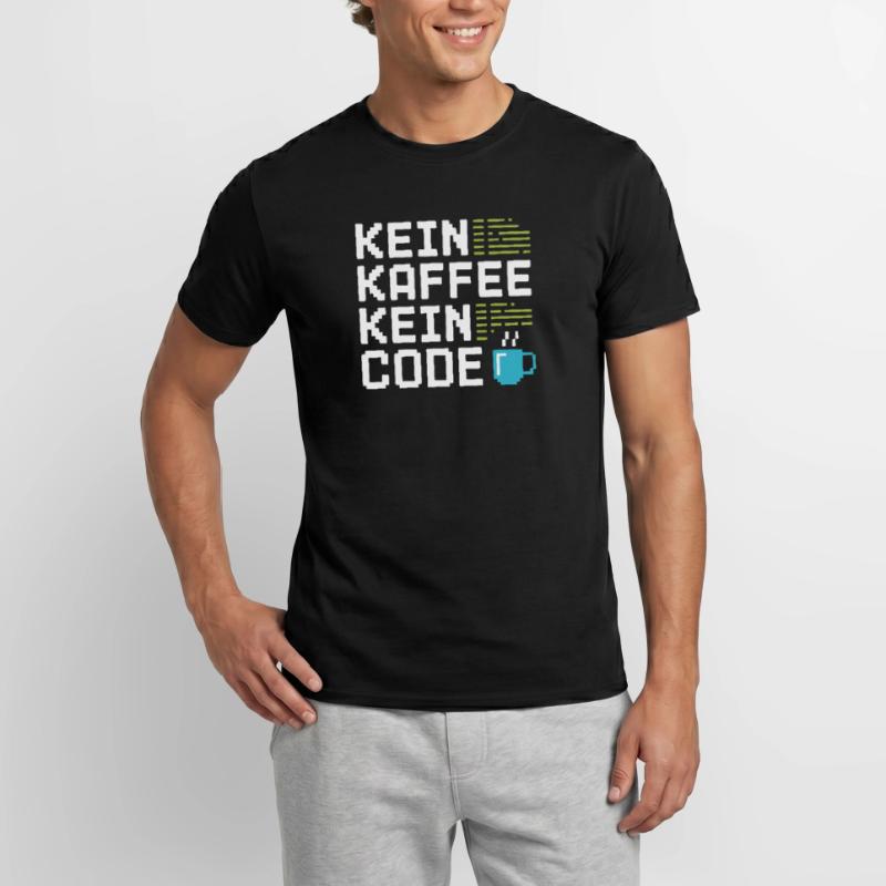 No Coffee No Code Programmeur Informaticien T-shirt homme