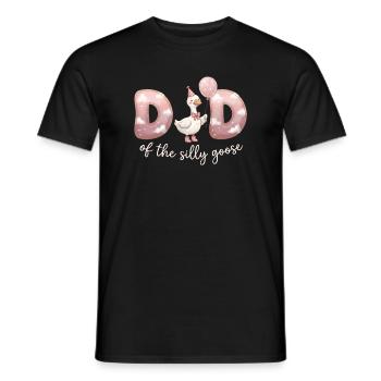 Dad of the Silly Goose - Men's T-Shirt - black - Front - AI Model Male 178 light (178cm)