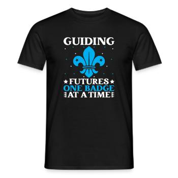 Girl Scout Leader Guiding Futures Scout - Männer T-Shirt - Schwarz - Vorne - AI Model Male 178 light (178cm)
