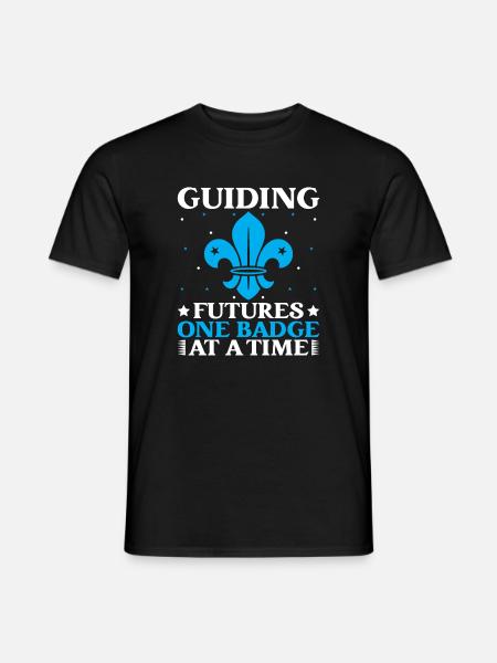 Girl Scout Leader Guiding Futures Scout - T-shirt herr - svart