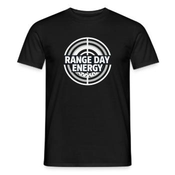 Stand de tir au stand de tir, exercices de tir au - T-shirt homme - noir - Devant - AI Model Male 178 light (178cm)