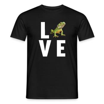 Lézard des lézards - T-shirt homme - noir - Devant - AI Model Male 178 light (178cm)