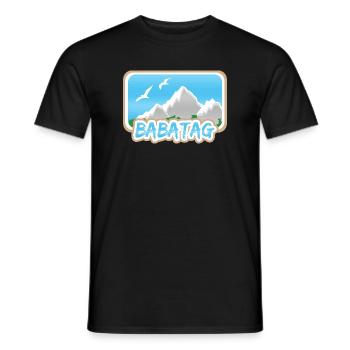 Mount Babatag - Men's T-Shirt - black - Front - AI Model Male 178 light (178cm)