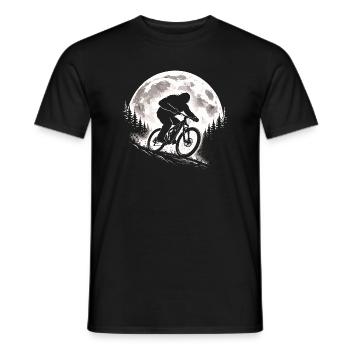Bigfoot Mountainbiking - Männer T-Shirt - Schwarz - Vorne - AI Model Male 178 light (178cm)