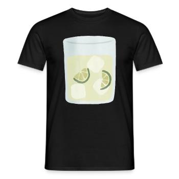 Moskauer Maultier im Aquarellstil - Männer T-Shirt - Schwarz - Vorne - AI Model Male 178 light (178cm)