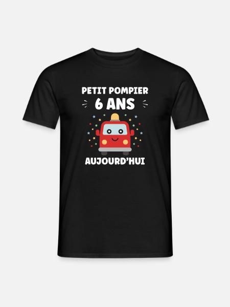 6 years - Men's T-Shirt - black