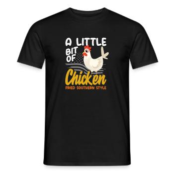 Chicken Fried Southern Style Country - Männer T-Shirt - Schwarz - Vorne - AI Model Male 178 light (178cm)