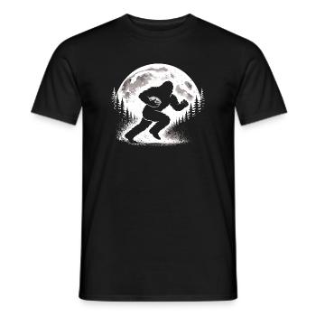 Bigfoot Rugby - Men's T-Shirt - black - Front - AI Model Male 178 light (178cm)