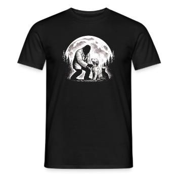 Bigfoot Vet - Men's T-Shirt - black - Front - AI Model Male 178 light (178cm)