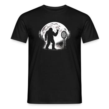 Bigfoot Darts - Men's T-Shirt - black - Front - AI Model Male 178 light (178cm)