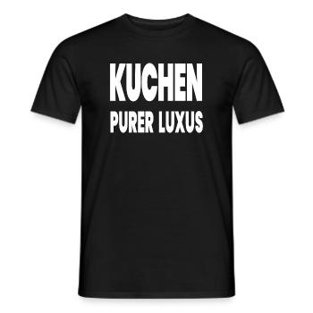 Gâteau - T-shirt homme - noir - Devant - AI Model Male 178 light (178cm)