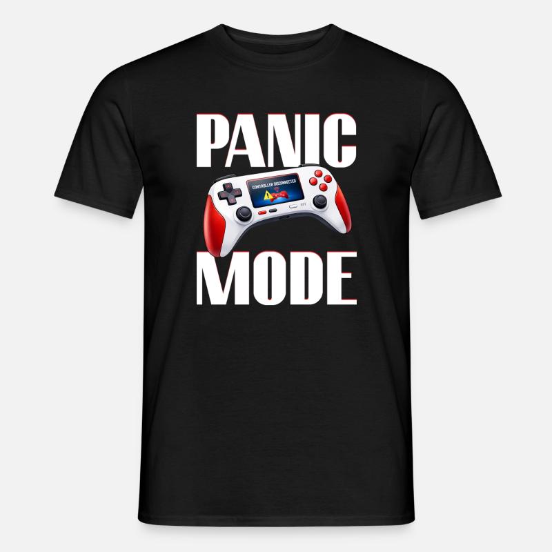 Gaming Gamer Videospiele Controller Zocken Zocker - Männer T-Shirt - Schwarz