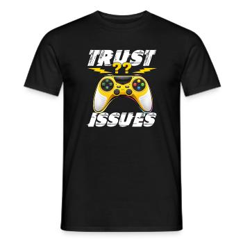 Gaming Gamer Video Games Controllers Gaming Gamers - Men's T-Shirt - black - Front - AI Model Male 178 light (178cm)